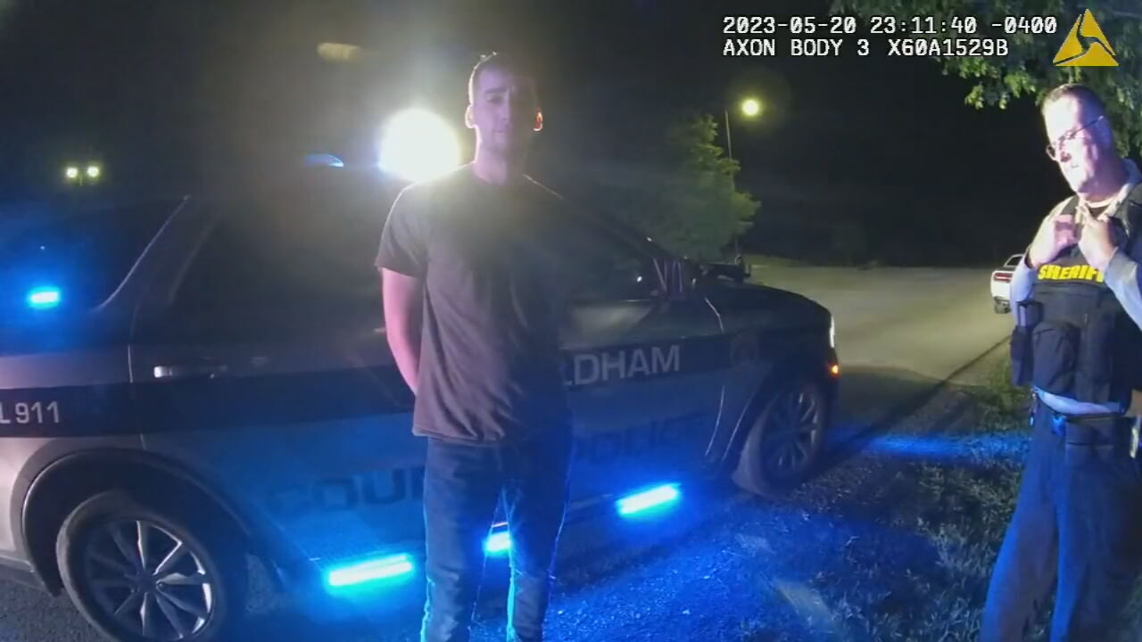 Body camera footage shows arrest of Louisville man police say was on his way to kill his family